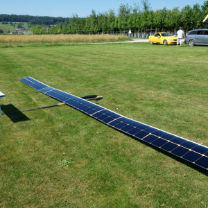solar powered rc glider